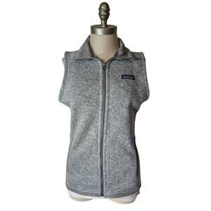 Patagonia Better Sweater Fleece Vest Gray Women’s Size M Medium USED